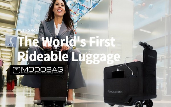 Modobag para viajes vívidos: la primera maleta motorizada