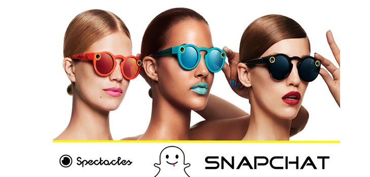 Novedad de Snapchat: Gafas de gafas con modo video
