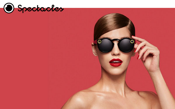 Novedad de Snapchat: Gafas de gafas con modo video