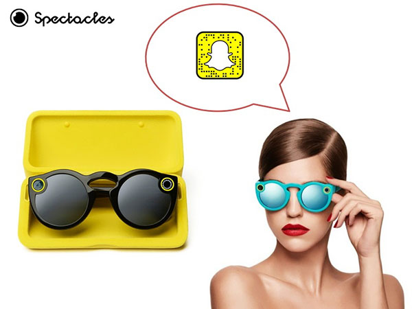 Novedad de Snapchat: Gafas de gafas con modo video