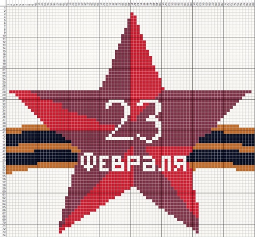 Decoración de la tarjeta para el 23 de febrero: fotovariantes
