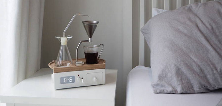 Regalo para cafeteras: alarma-cafetera Barisieur