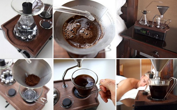 Regalo para cafeteras: alarma-cafetera Barisieur