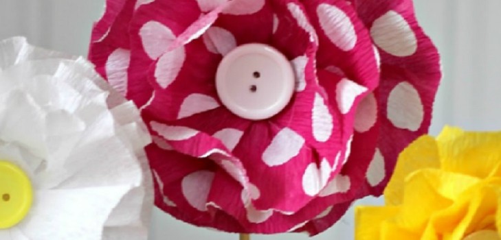 Artesanía para el Día de la Madre con sus propias manos: para jardín de infantes y primera clase, para la escuela, de papel de colores, servilletas
