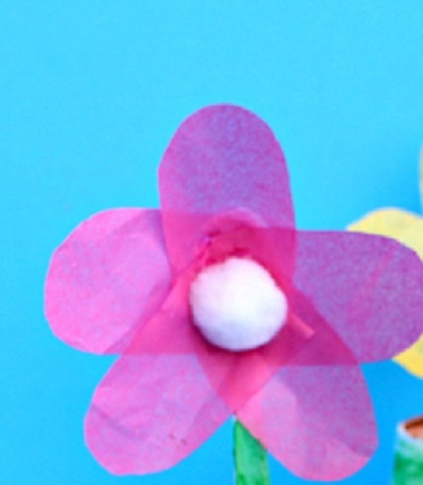 Artesanía para el Día de la Madre con sus propias manos: para jardín de infantes y primera clase, para la escuela, de papel de colores, servilletas