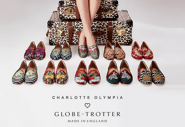 Tiempo de vacaciones: colección de viajes Globe-Trotter x Charlotte Olympia