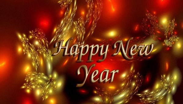 Felicitaciones Feliz año nuevo 2017 Cock