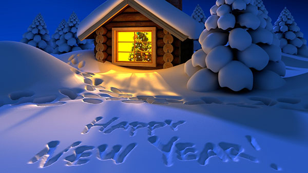 Felicitaciones Feliz año nuevo 2017 Cock
