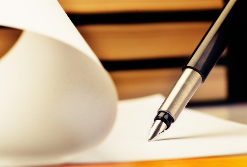 pluma de tinta