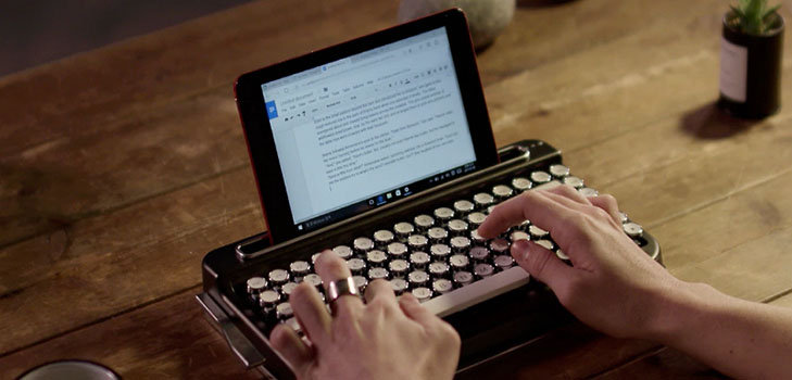 Trabajando con placer: el teclado de bolsillo Penna de Elretron
