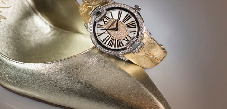 Encanto de los años 40 en la línea de relojes de joyería Velvet by Massaro
