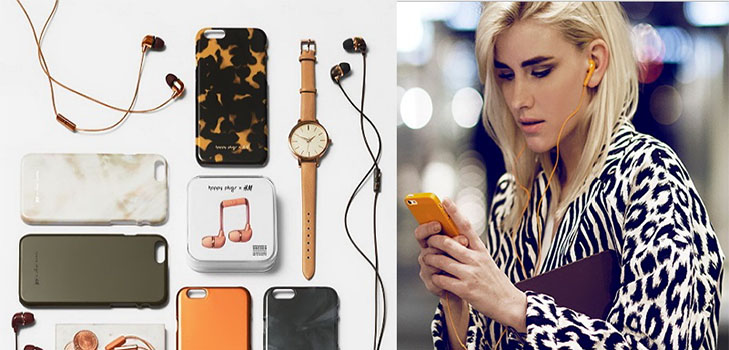 Dúo sueco: colección de accesorios Happy Plugs x H & M