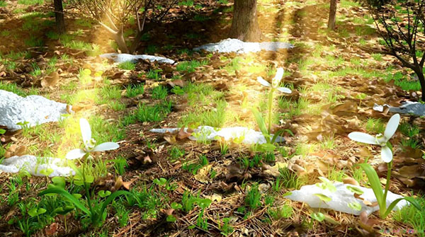 Composición sobre el tema de la primavera