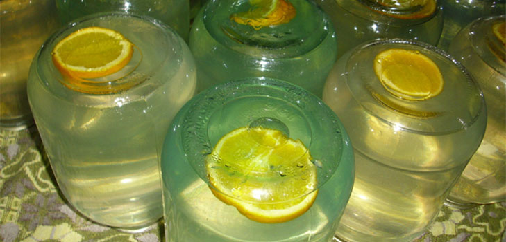 Cosecha de savia de abedul para el invierno - receta al atardecer