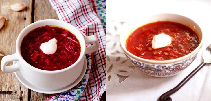 Borsch para el invierno en latas, recetas para preparaciones con remolacha y repollo, pasta de tomate y sin ella