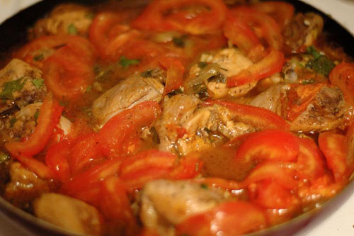 Chahokhbili de pollo: cómo cocinar
