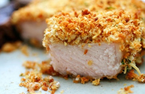 Filetes de cerdo en empanado