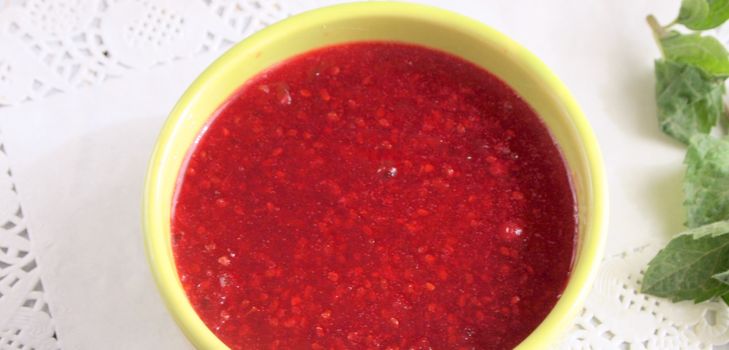 Mermelada de grosella roja