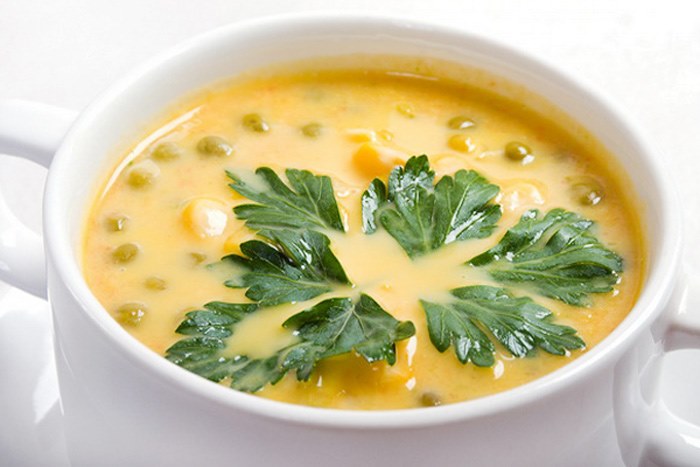 sopa con verduras