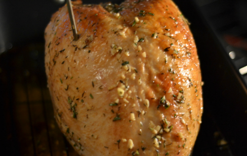 Cómo hornear filetes de pavo en un horno Foto de la receta de filete de pavo en el horno