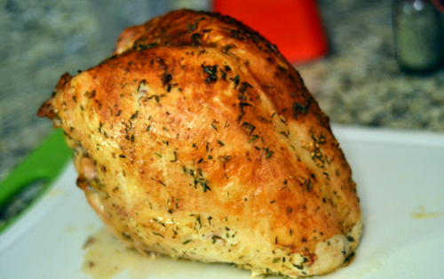 Cómo hornear filetes de pavo en un horno Foto de la receta de filete de pavo en el horno