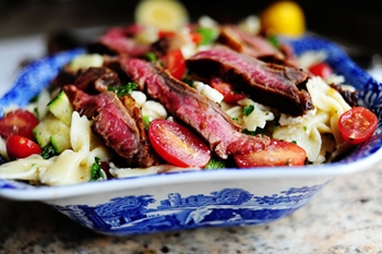 Foto de la receta de ensalada interesante con calabacín para cumpleaños