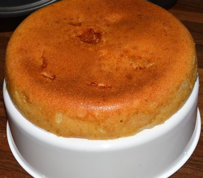 Pastel de manzana Photorecept en el multivark