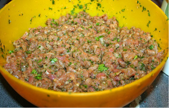 ingredientes para khinkali