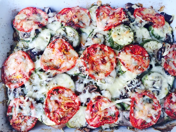 Sabroso calabacín en el horno - recetas