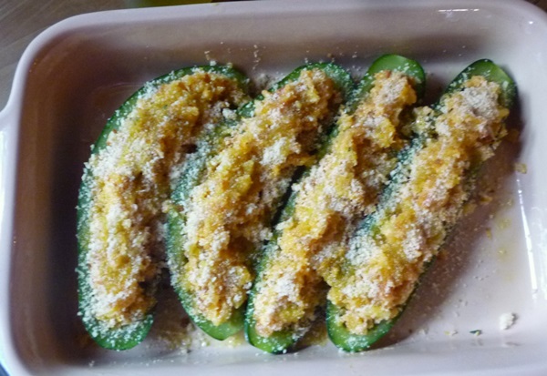 Sabroso calabacín en el horno - recetas