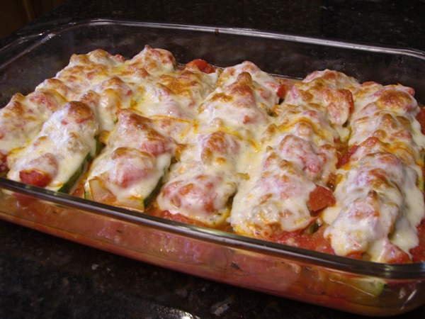 Sabroso calabacín en el horno - recetas