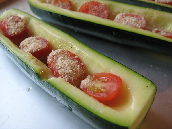 Sabroso calabacín en el horno - recetas