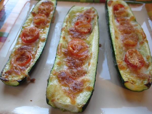 Sabroso calabacín en el horno - recetas
