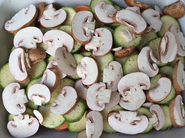 Sabroso calabacín en el horno - recetas