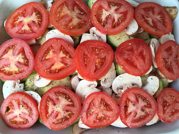 Sabroso calabacín en el horno - recetas