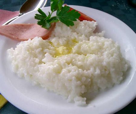 Cómo cocinar gachas de arroz?