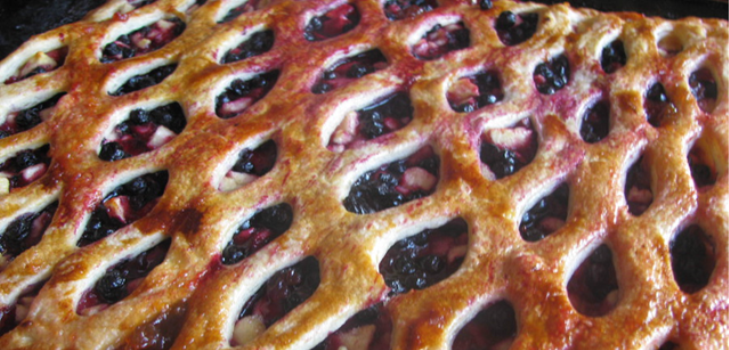 tarta de arándanos