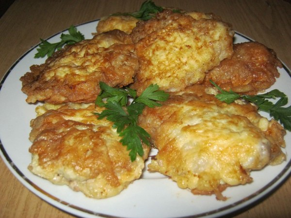 chuletas en un plato