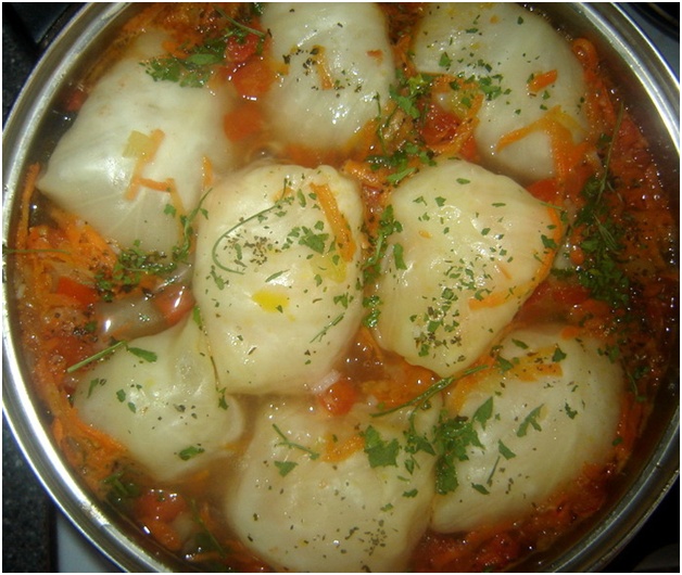 repollo relleno de cazuela
