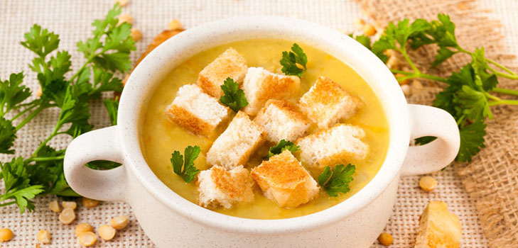 Cómo cocinar la sopa de guisantes