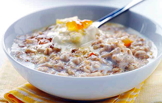 cereal con fruta