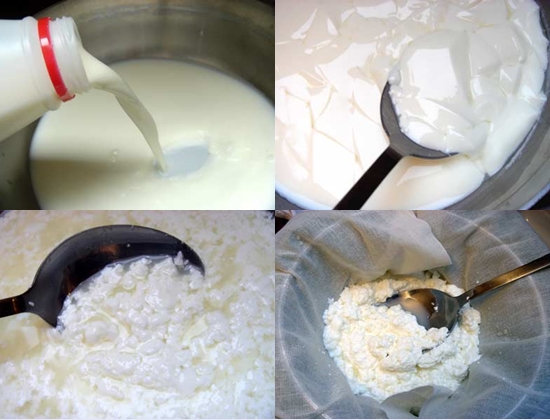 Cómo cocinar el requesón de la leche en casa Cómo cocinar el requesón de la leche en casa