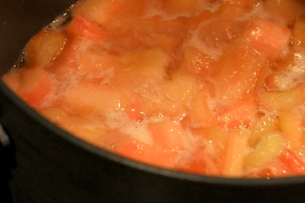  Receta fotográfica: mermelada de ruibarbo