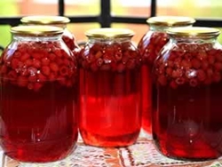 Compota de frambuesas para el invierno