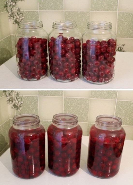 Compota fragante de cereza para el invierno - receta