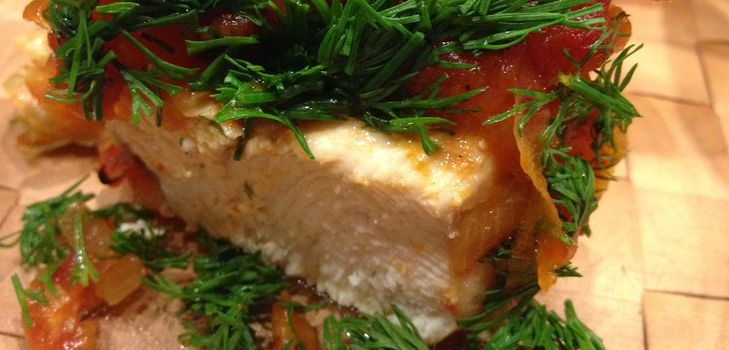 Pollo en salsa de tomate