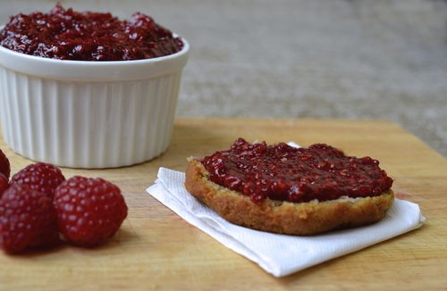 Mermelada de frambuesa con melón