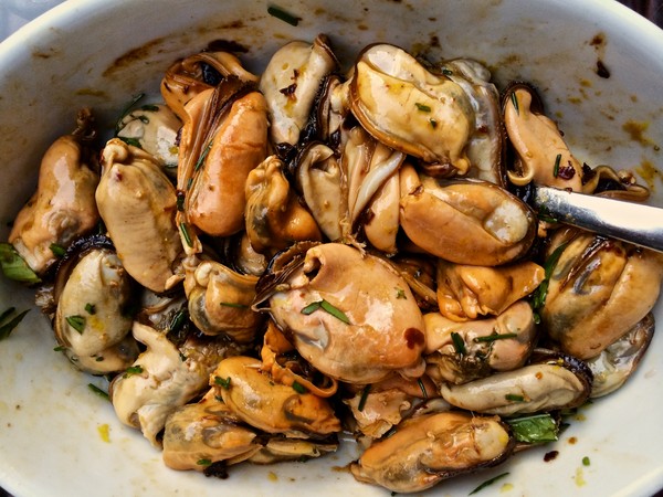 Mejillones marinados