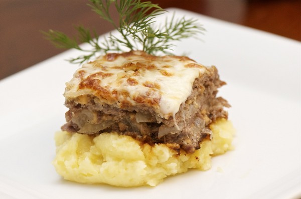 Carne en francés con setas Carne en francés con setas
