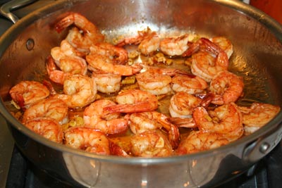 Platos de Año Nuevo de gambas: una receta con una foto para el Año Nuevo 2015